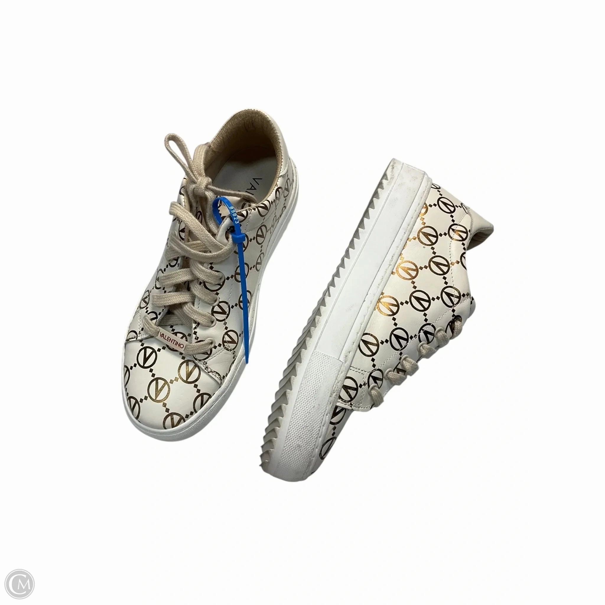 Shoes Designer By Valentino-mario In White, Size: 9 Posture aid Comfort Stand