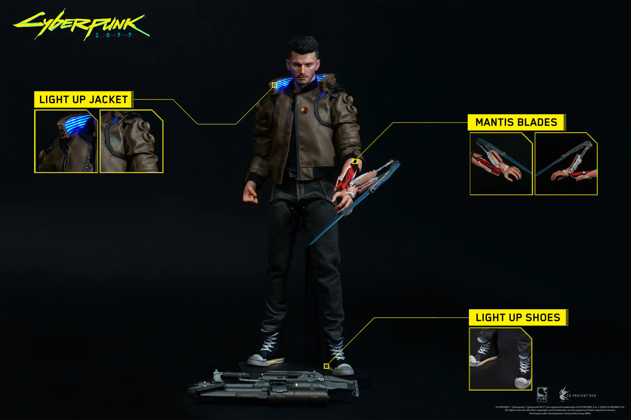 Cyberpunk 2077 V Male - Constitutional Arms M2067 Defender Rifle