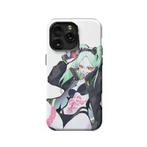 Cyberpunk Anime Rebecca Japanese Manga Phone Case iPhone Samsung Pixel & More #149