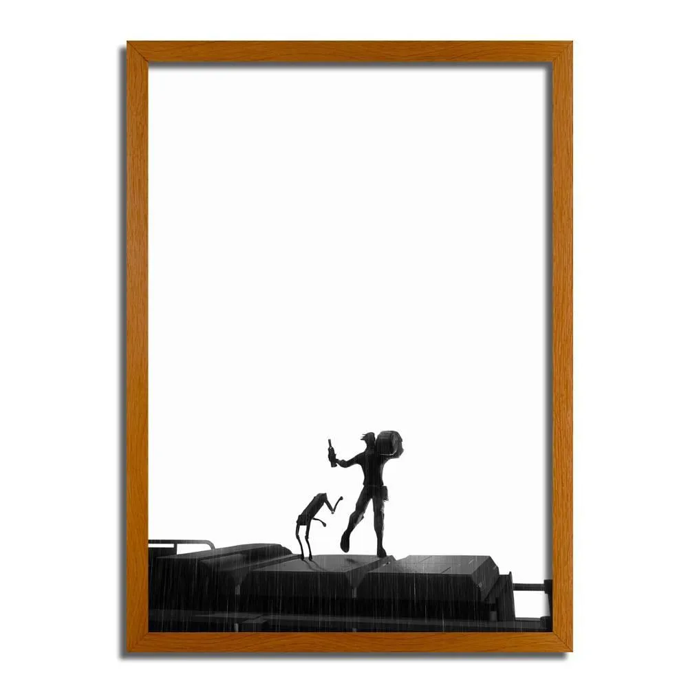 Cyberpunk Companions LED Light Up Painting Frame jqghr