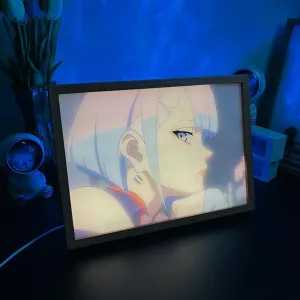 Cyberpunk Edgerunners Lucy Profile Anime LED Light Painting Box Merch Gift