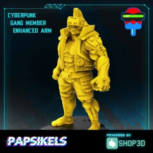 Cyberpunk Gang Lord Male