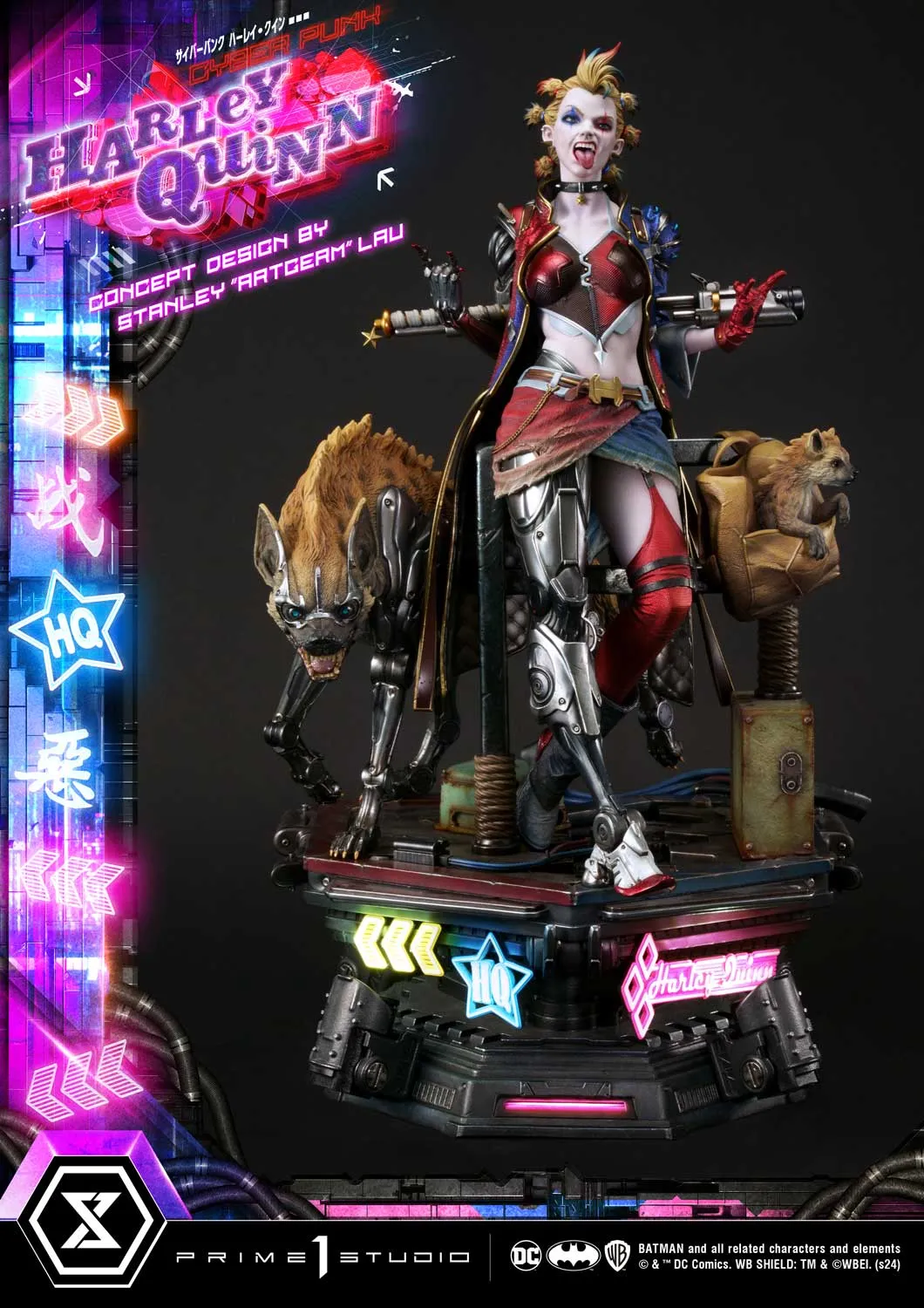 Cyberpunk Harley Quinn (Regular) 1/4 Scale Statue