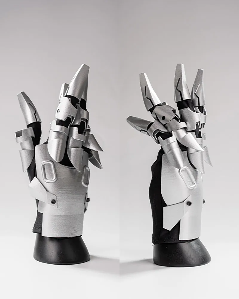 Cyberpunk Mechanical Knight Hand Gloves
