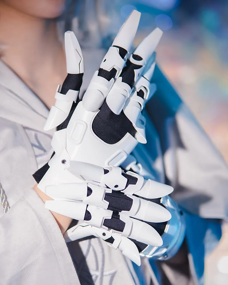 Cyberpunk Mechanical Knight Hand Gloves