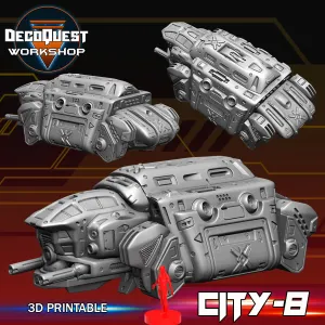 Cyberpunk medic shuttle