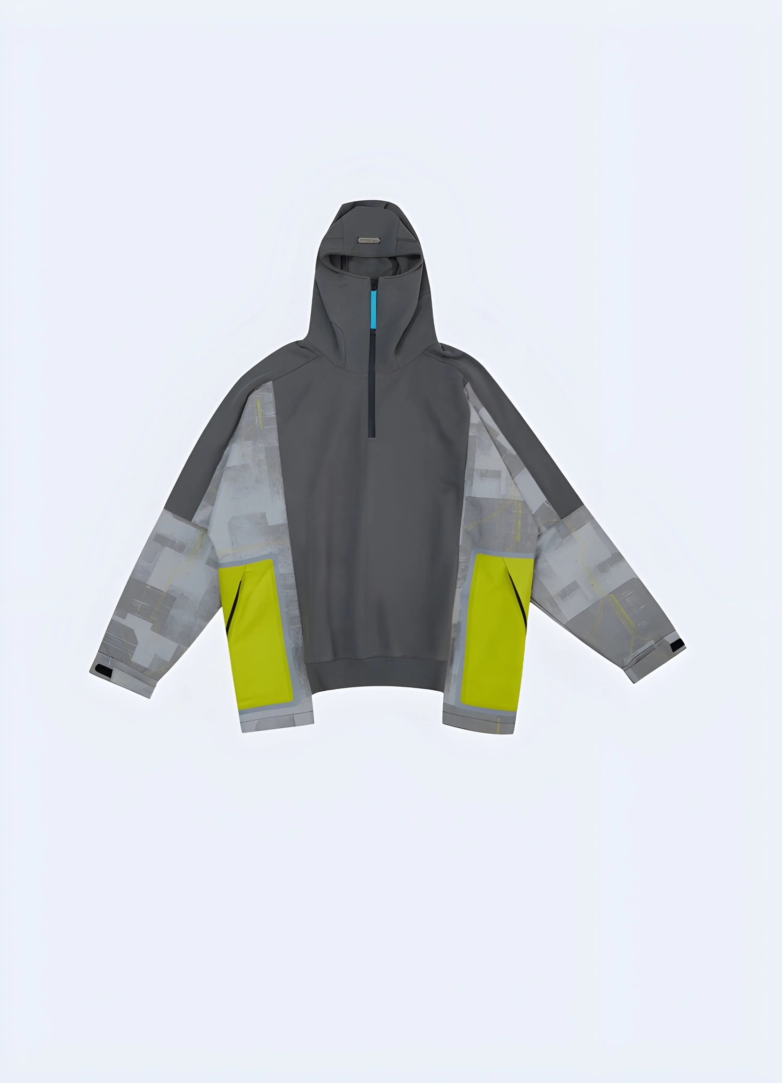 Cyberpunk Ninja Patchwork Hoodie