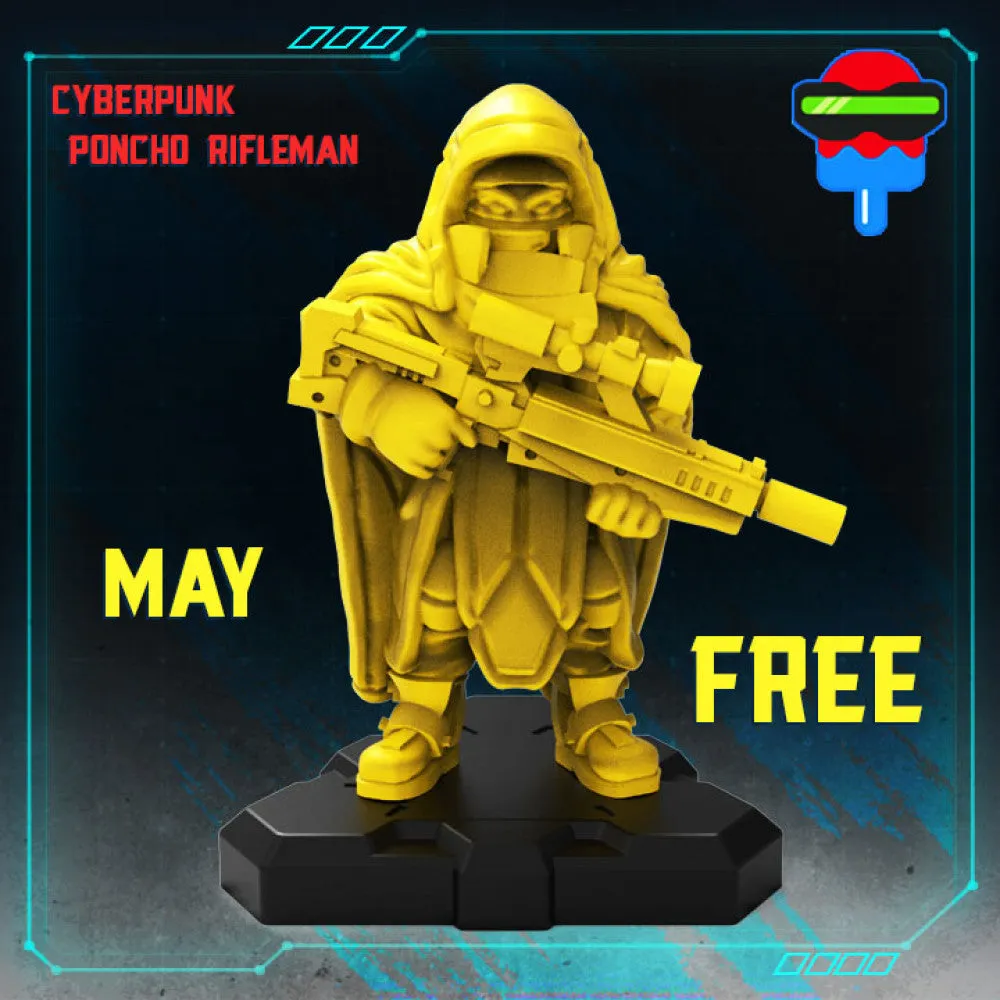 CYBERPUNK PONCHO RIFLEMAN