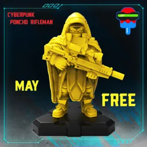 CYBERPUNK PONCHO RIFLEMAN