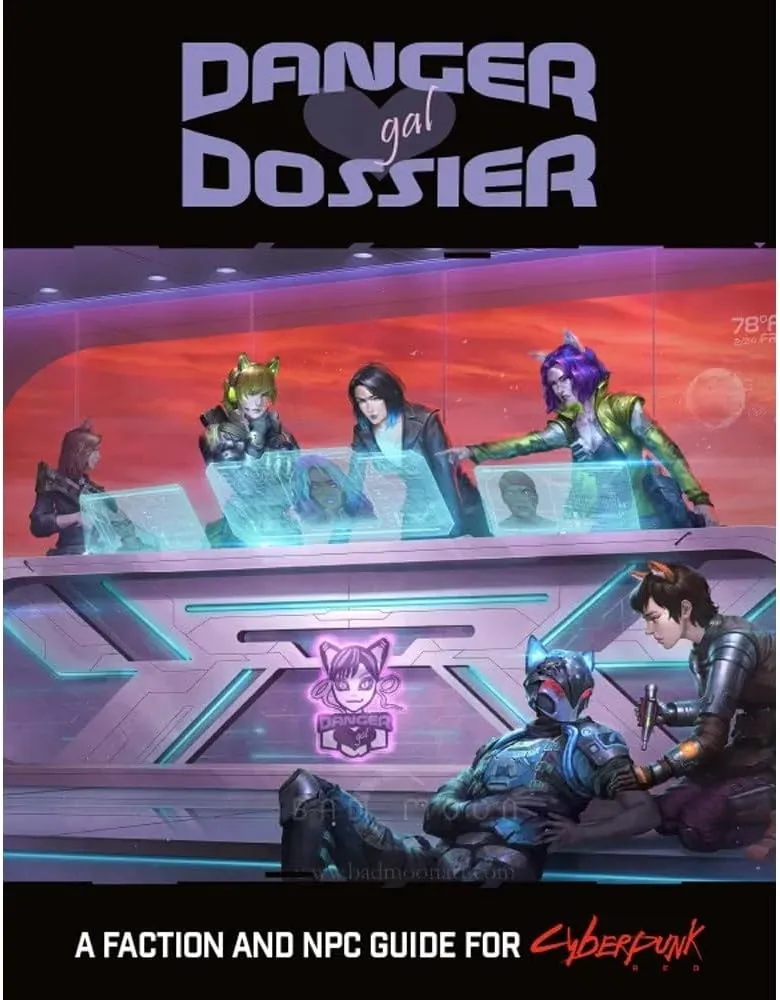 Cyberpunk Red RPG: Danger Gal Dossier