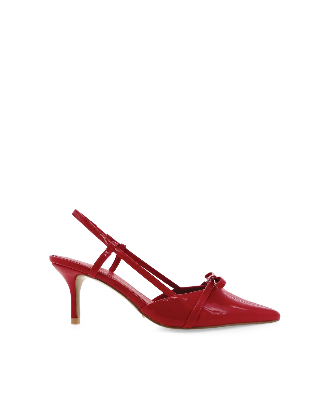 DAISY - SCARLET PATENT Comfortable Heels