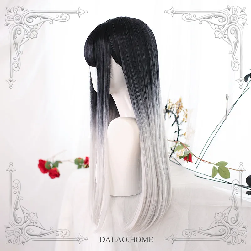 Dalao Home~Nightmare~Long Straight Natural Gradient Lolita Wig