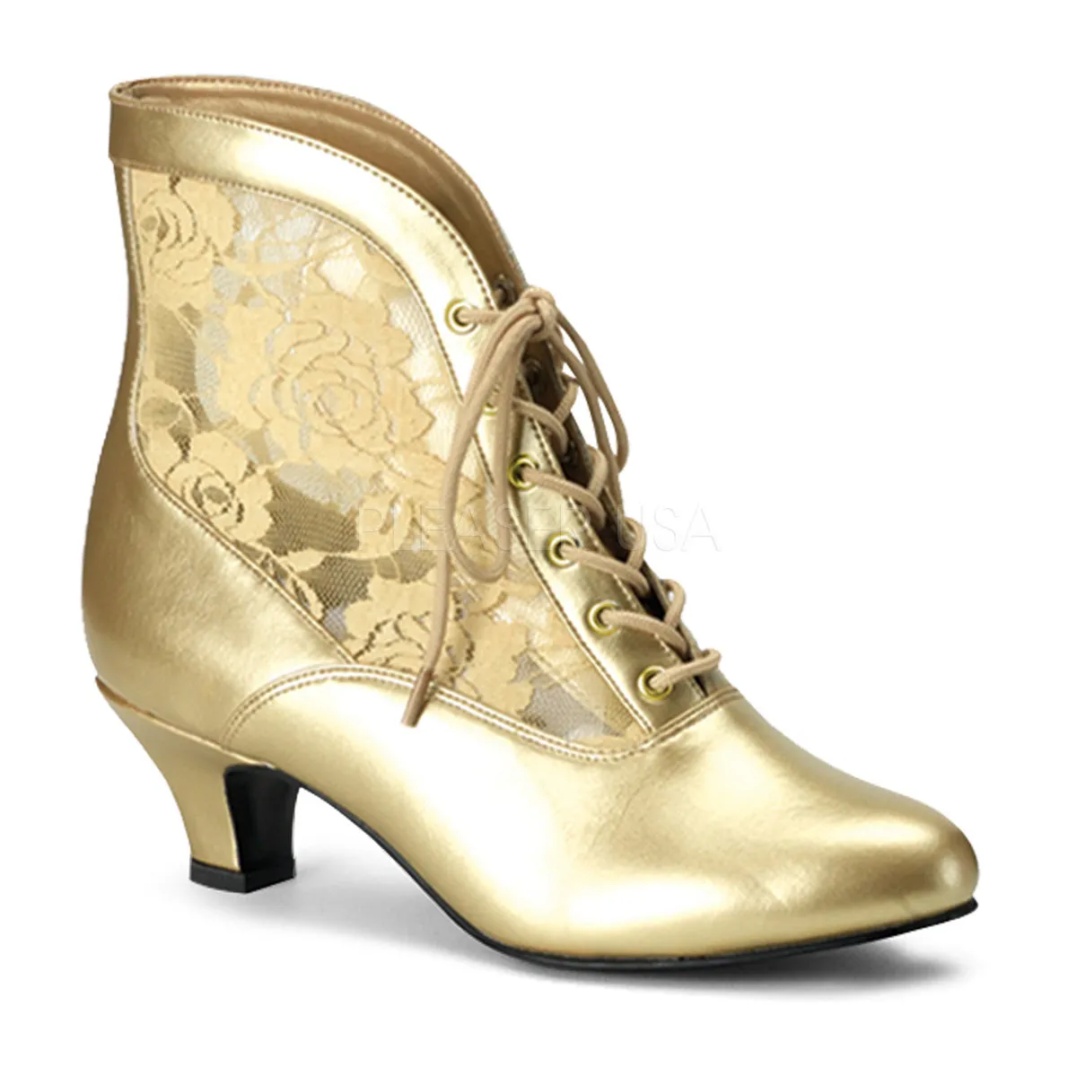 DAME-05  Gold Pu-Lace