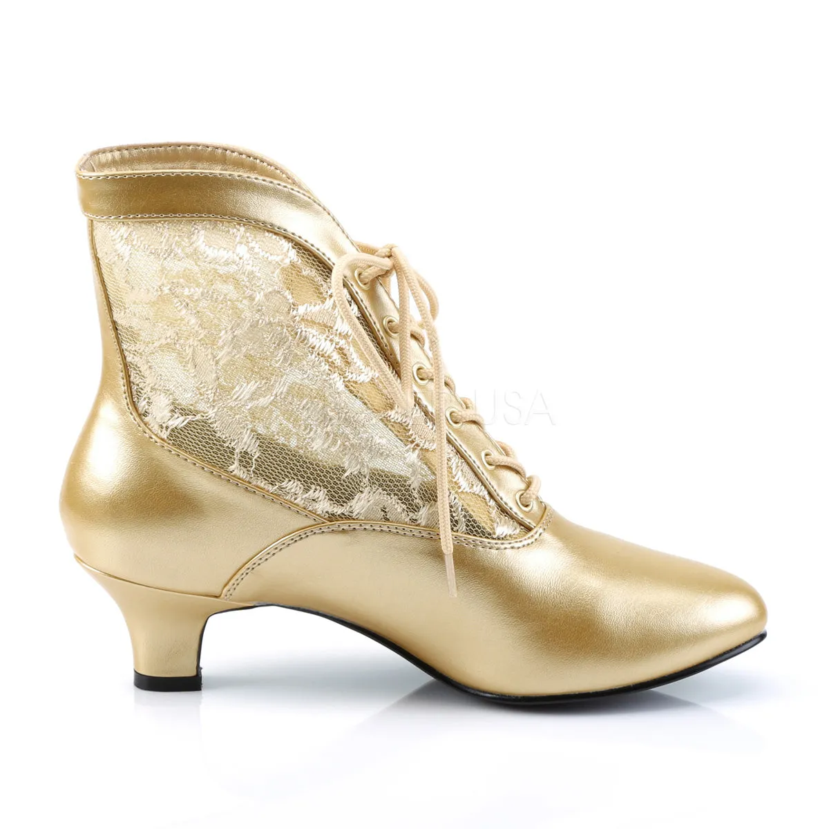 DAME-05  Gold Pu-Lace