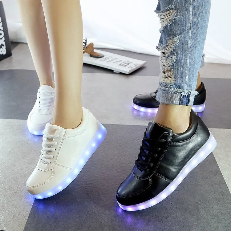 Dancing Feet Music Notes LED Shoes Light Up Unisex Shoes