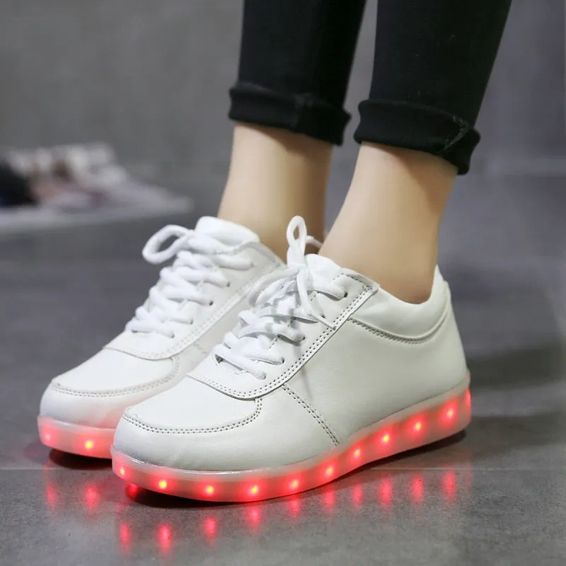 Dancing Feet Music Notes LED Shoes Light Up Unisex Shoes