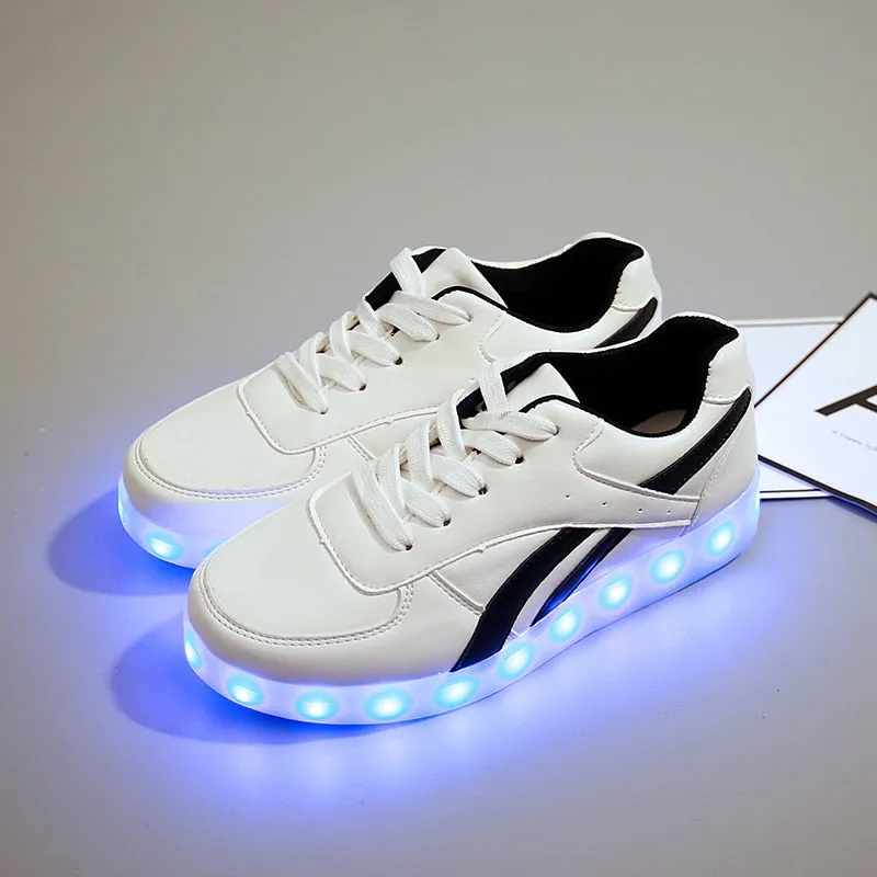 Dancing Feet Music Notes LED Shoes Light Up Unisex Shoes