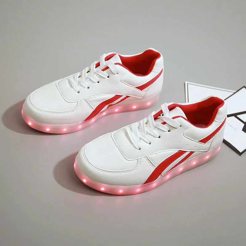 Dancing Feet Music Notes LED Shoes Light Up Unisex Shoes