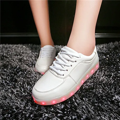 Dancing Feet Music Notes LED Shoes Light Up Unisex Shoes