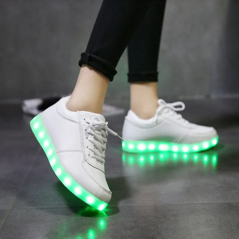 Dancing Feet Music Notes LED Shoes Light Up Unisex Shoes