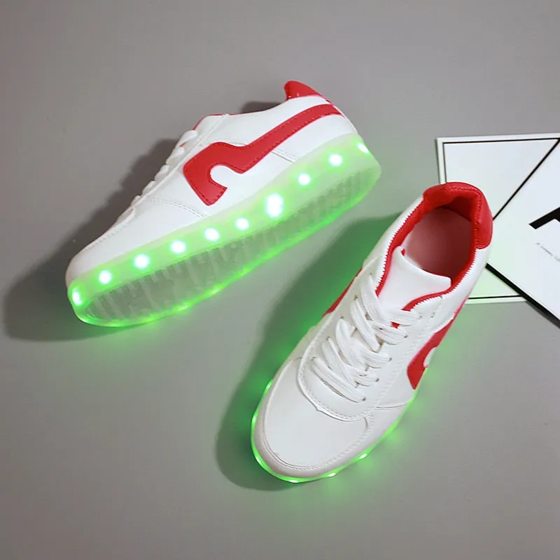 Dancing Feet Music Notes LED Shoes Light Up Unisex Shoes