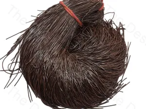Dark Brown Dabka / French Wire