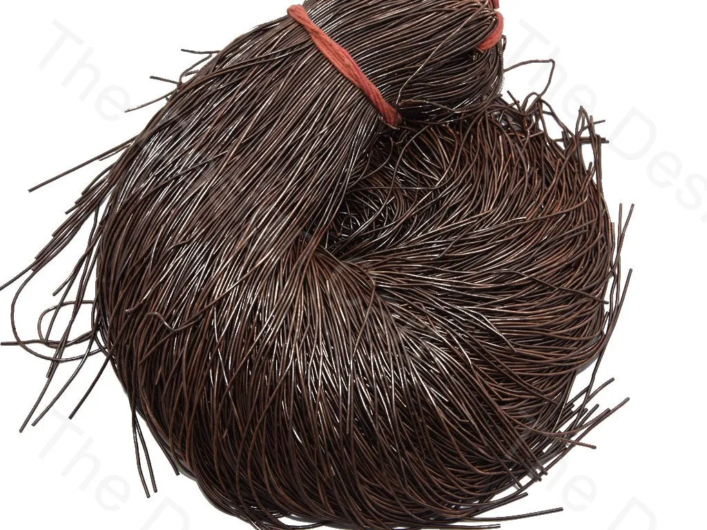 Dark Brown Dabka / French Wire