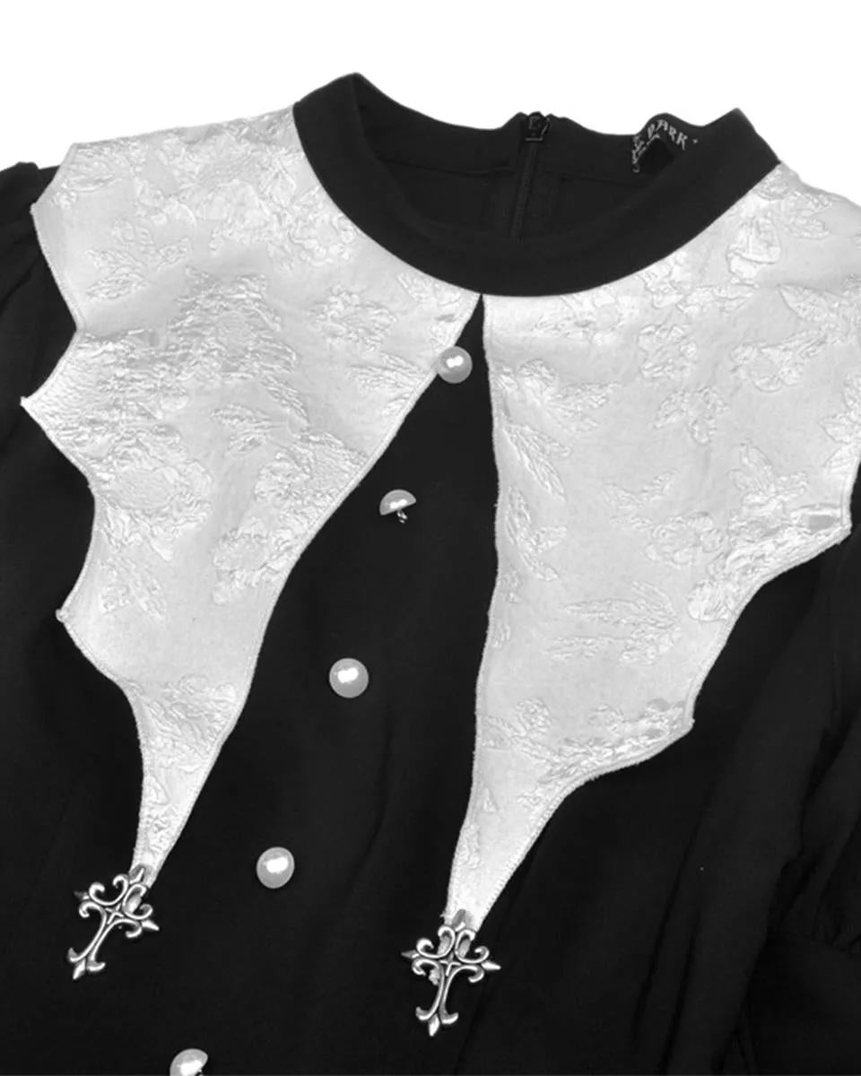 Dark In Love Hellebore Gothic Mini Dress