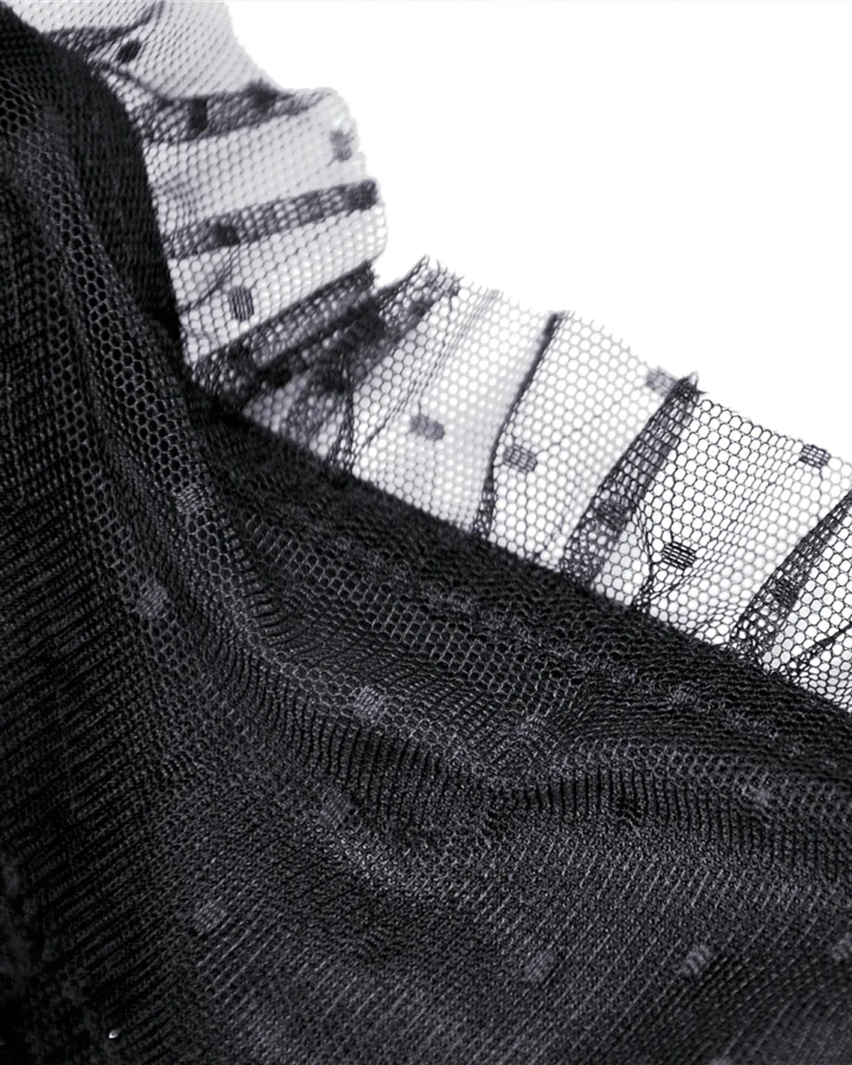 Dark In Love Moonlight Reverie Dress - Black Sparkle