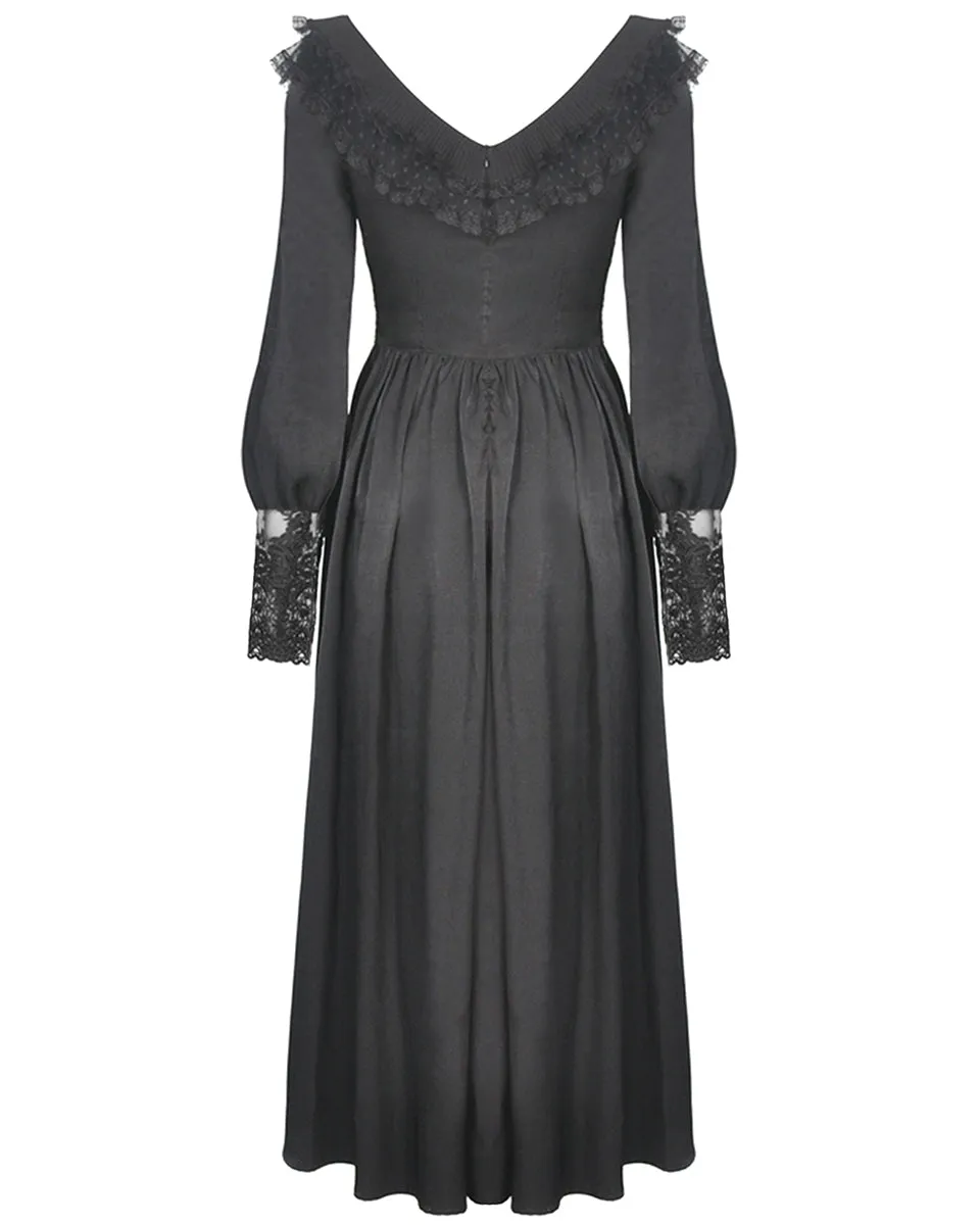Dark In Love Octobers Mourning Gothic Maxi Dress