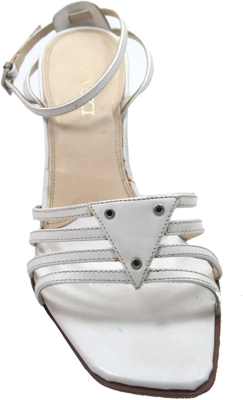 DA'VINCI Women's Davinci Designer 5928 Leather Italian Casual/Dressy Strappy Mid heel sandal