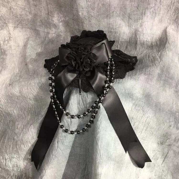 Day Dream~Gothic Lolita Top Hat Lolita Tea Party Halloween Hair Accessory