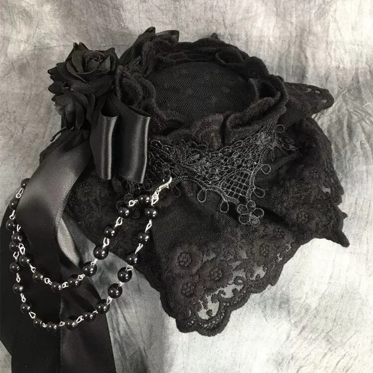 Day Dream~Gothic Lolita Top Hat Lolita Tea Party Halloween Hair Accessory