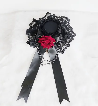 Day Dream~Gothic Lolita Top Hat Lolita Tea Party Halloween Hair Accessory