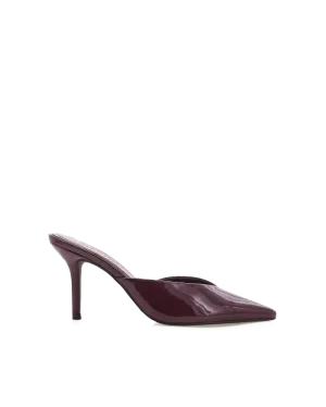 beach party Heel Guard KAREY - MULBERRY PATENT