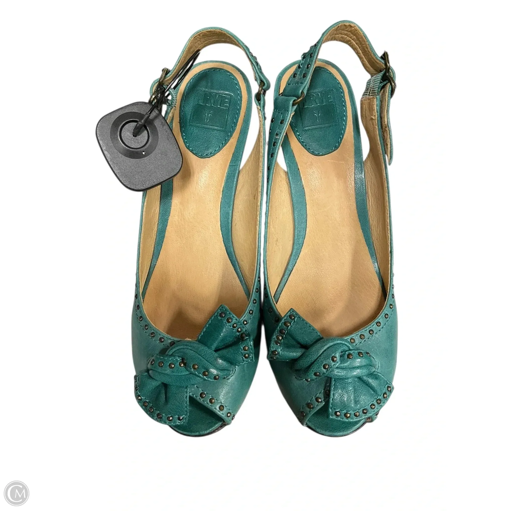 Shoes Designer By Frye In Green, Size: 8 Memory Foam Cushioning