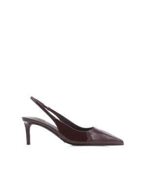Mom Chic Evening Boots OSKANNA - CHOCOLATE PATENT