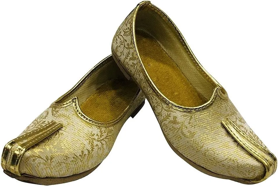 Designer Ethnic Punjabi Mojari Juttis for Boys, Little, Big Kid, Shoes for Boys (Toddler) Sherwani Shoes Designer Kurta Shoes