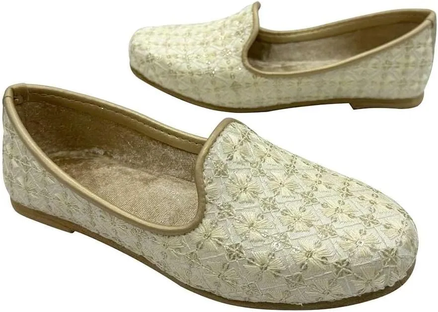 Designer Ethnic Punjabi Mojari Juttis for Boys, Little, Big Kid, Shoes for Boys (Toddler) Sherwani Shoes Designer Kurta Shoes
