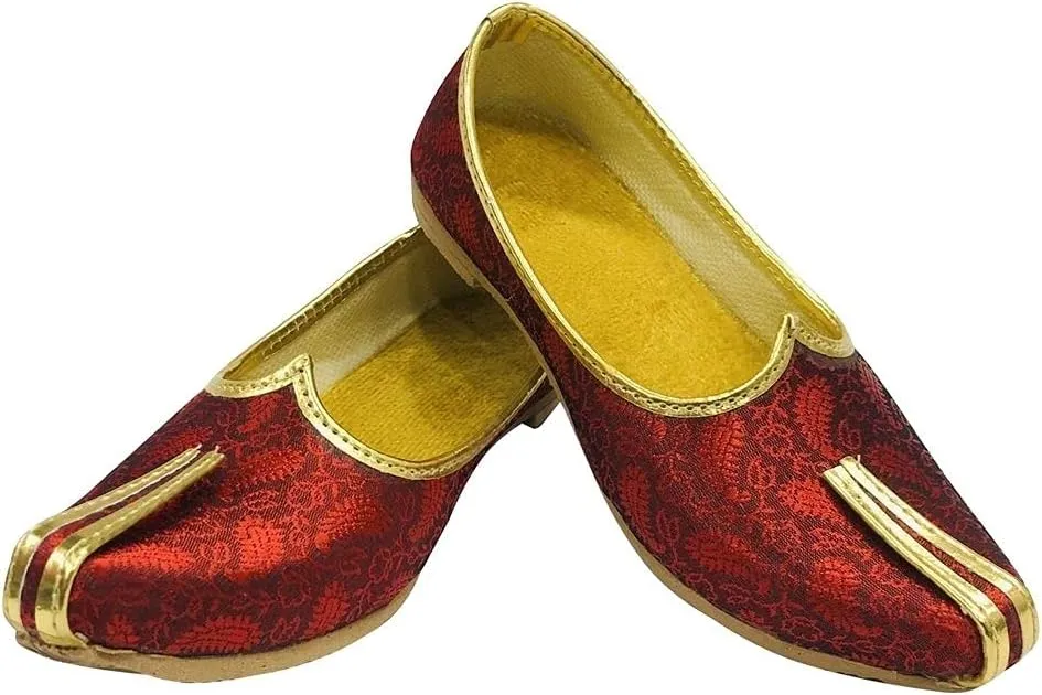 Designer Ethnic Punjabi Mojari Juttis for Boys, Little, Big Kid, Shoes for Boys (Toddler) Sherwani Shoes Designer Kurta Shoes