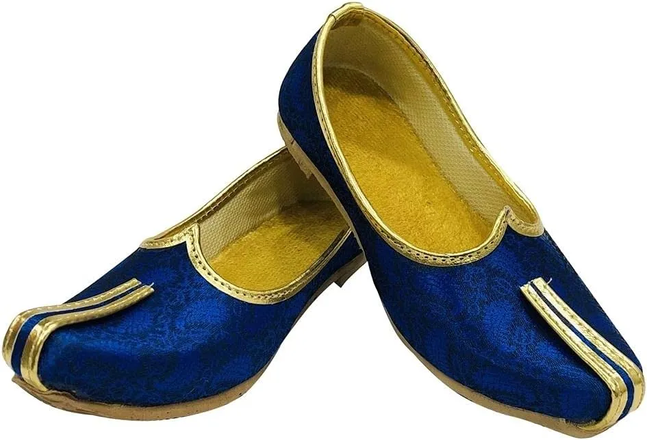 Designer Ethnic Punjabi Mojari Juttis for Boys, Little, Big Kid, Shoes for Boys (Toddler) Sherwani Shoes Designer Kurta Shoes