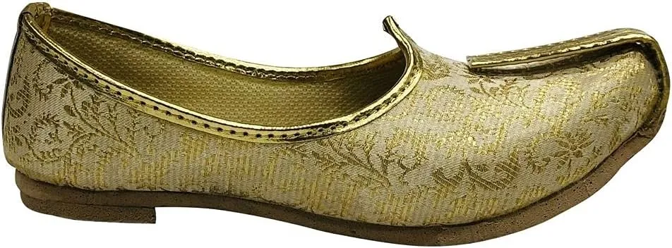 Designer Ethnic Punjabi Mojari Juttis for Boys, Little, Big Kid, Shoes for Boys (Toddler) Sherwani Shoes Designer Kurta Shoes