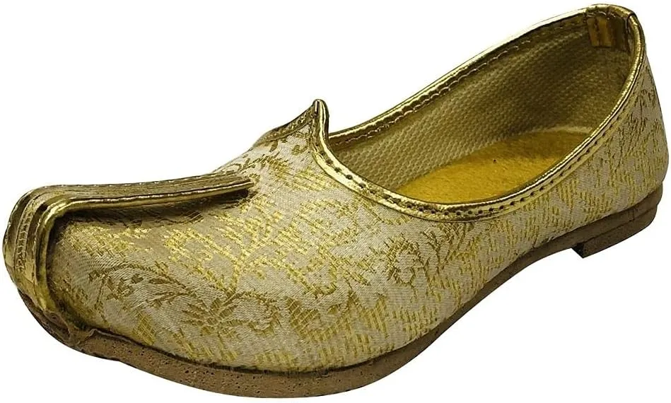 Designer Ethnic Punjabi Mojari Juttis for Boys, Little, Big Kid, Shoes for Boys (Toddler) Sherwani Shoes Designer Kurta Shoes