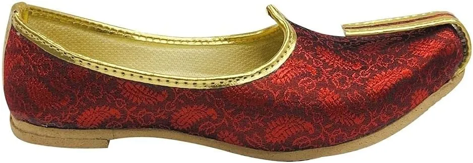 Designer Ethnic Punjabi Mojari Juttis for Boys, Little, Big Kid, Shoes for Boys (Toddler) Sherwani Shoes Designer Kurta Shoes