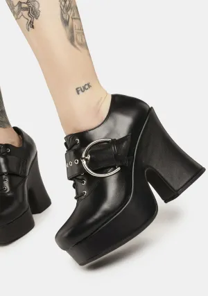 Different Conversation Chunky Platform Shoes