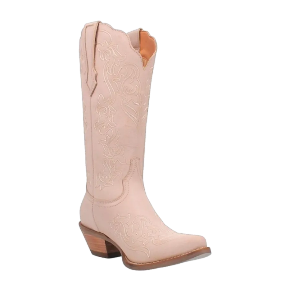 Dingo Ladies Flirty N' Fun Off White Western Boots DI171-WH7