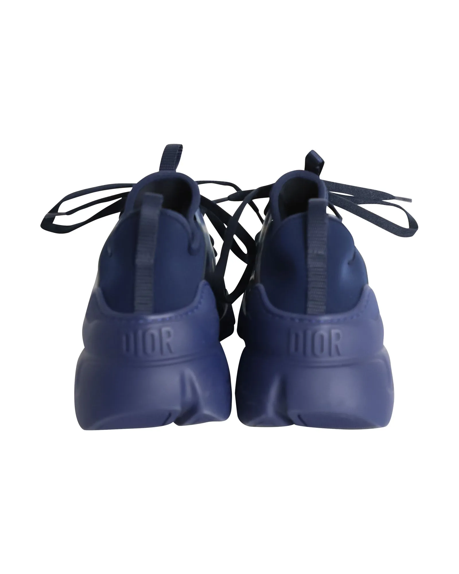 Dior D-Connect Sneakers in Navy Blue Neoprene