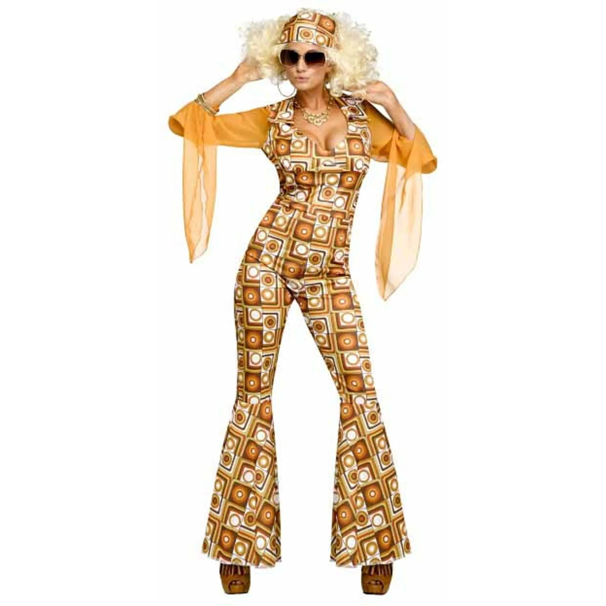 Disco Diva Costume - Adult Md/Lg 10-14