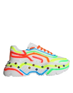 Dolce & Gabbana Multicolor Daymaster LED Lighted Sneakers Sko