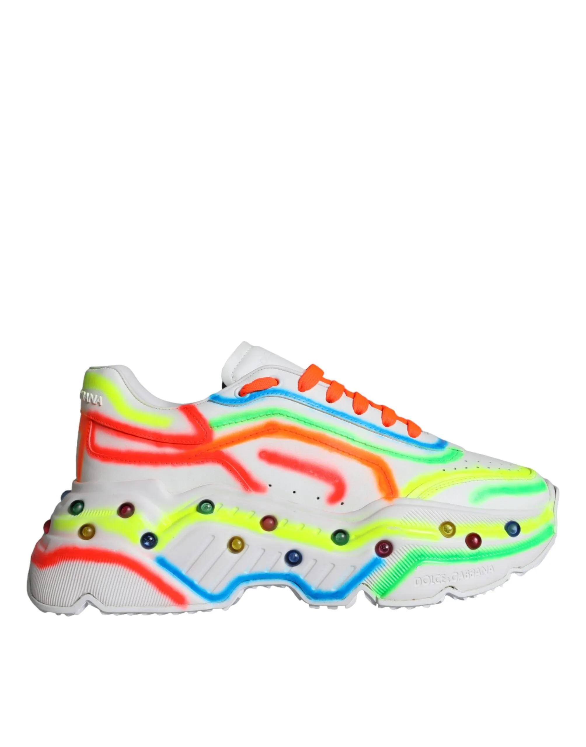 Dolce & Gabbana Multicolor Daymaster LED Lighted Sneakers Sko